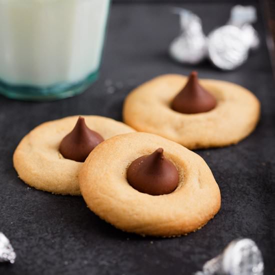 Chocolate Kiss Cookies