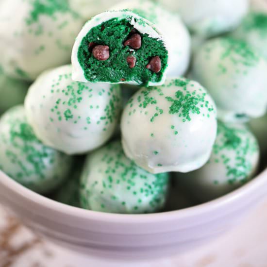 Mint Chocolate Chip Truffles