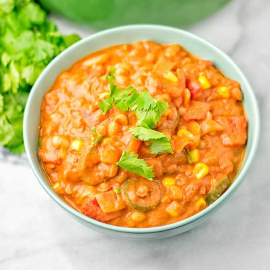 Vegetarian White Bean Chili