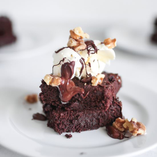 Whole Wheat Fudge Brownies