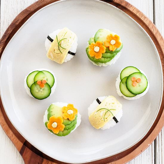 Vegetarian Temari Sushi