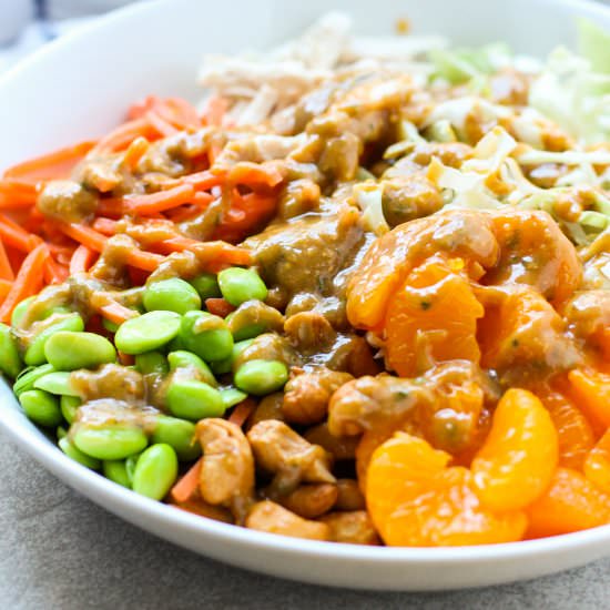 Asian Peanut Chicken Salad