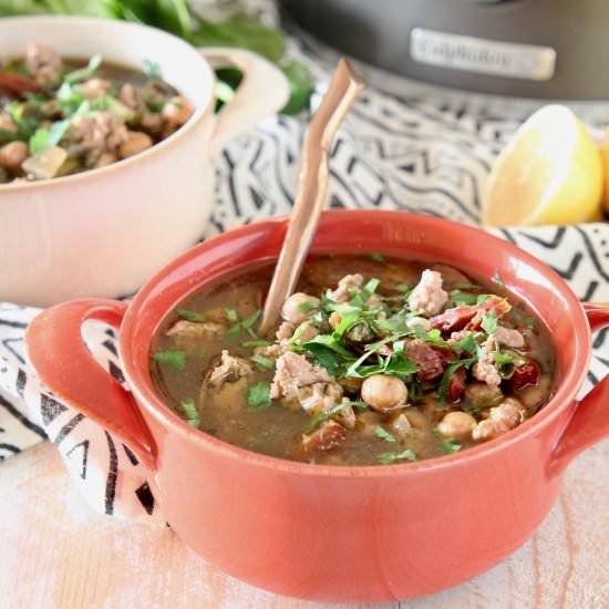 Healthy Greek Turkey Soup