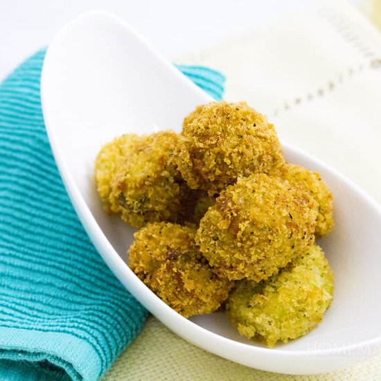 Cheesy Broccoli and Rice Bites
