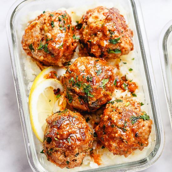 Meal Prep Chicken Meatballs