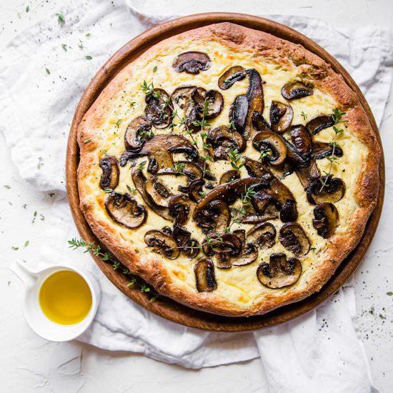 Mushroom & Ricotta Galette