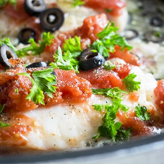 Sautéed Cod with Tomatoes
