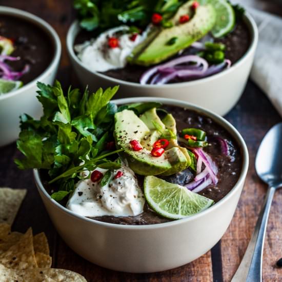 Classic Black Bean Soup