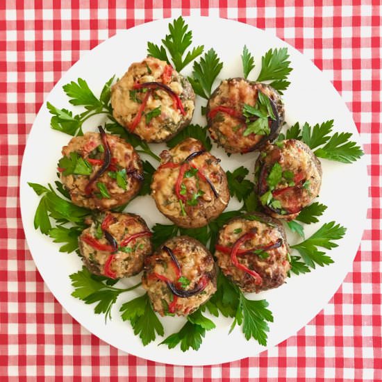 Baked Stuffed Mushrooms