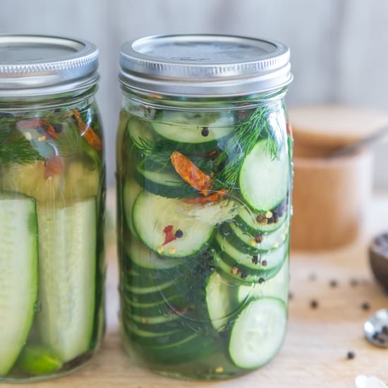 Spicy Garlic Dill Pickles