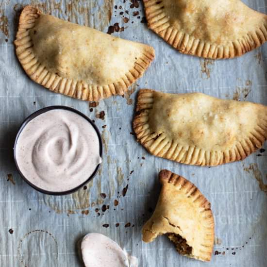 Goat Cheese Sweet Potato Empanadas