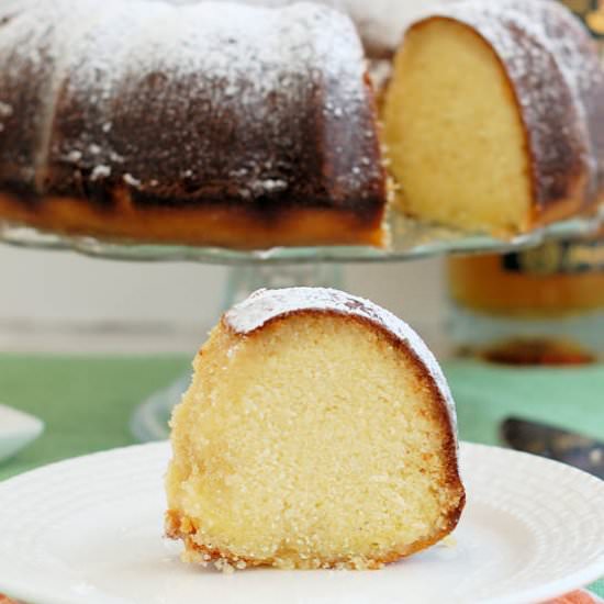Honey-Kissed Irish Whiskey Cake