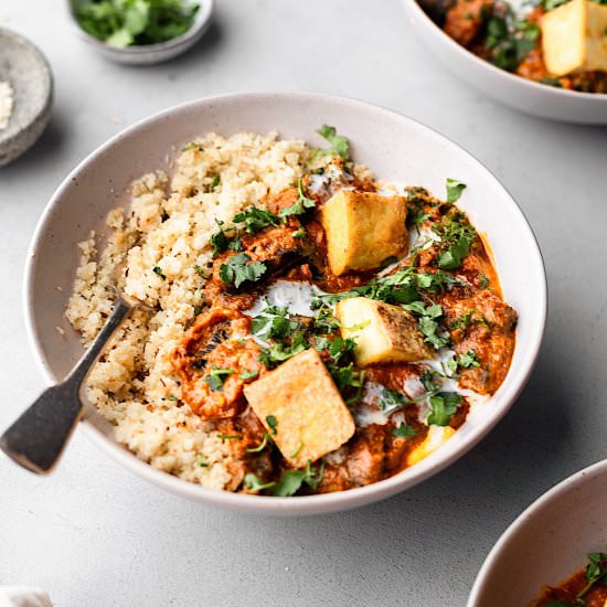 Vegan Tofu Tikka Masala