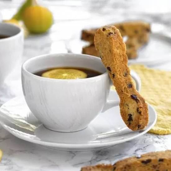 Lemon-Cacao Crunch Shortbread