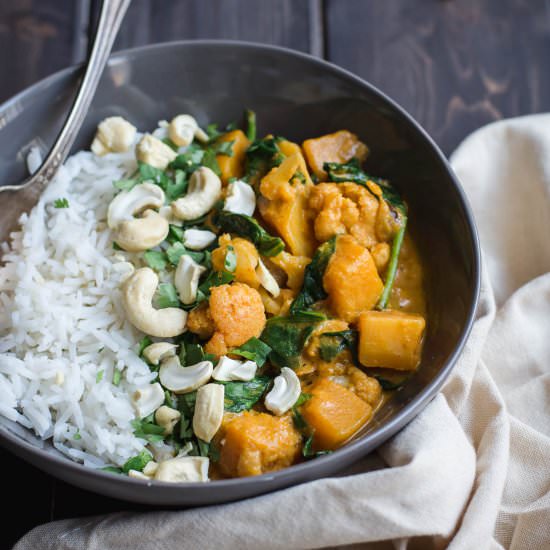 BUTTERNUT SQUASH CURRY