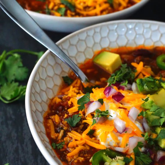 Mole-Inspired Short Rib Chili