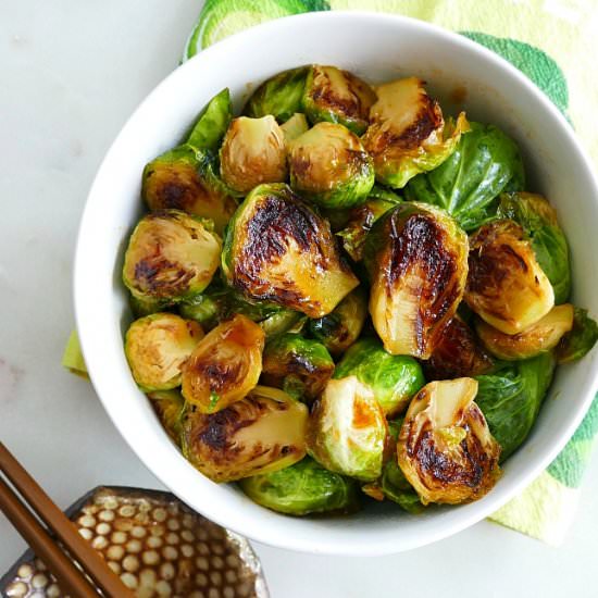 Honey Sriracha Brussels Sprouts