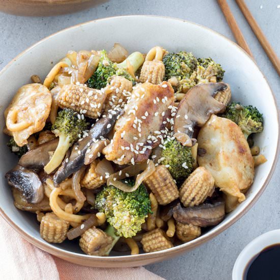 Dumpling Stir Fry