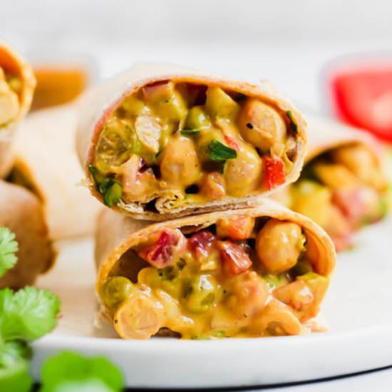 Curried Chickpea Wrap