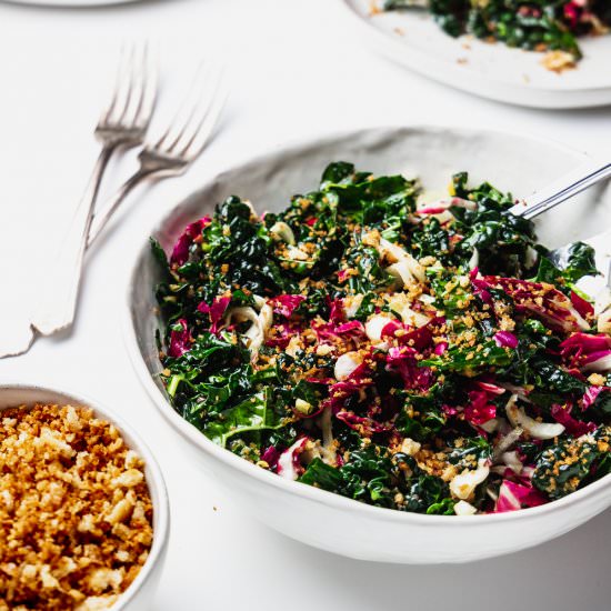 Winter Slaw with Crunchy Breadcrumb