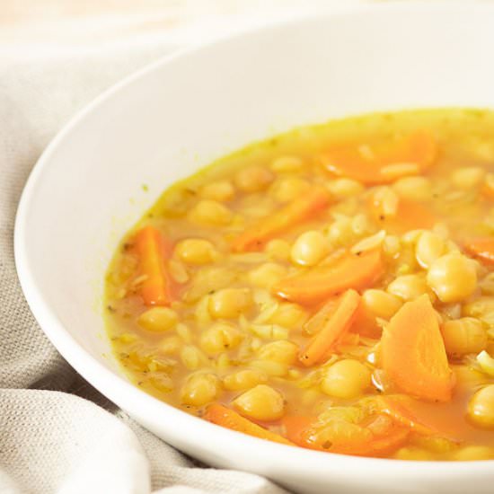 Chickpea “Chicken” Soup