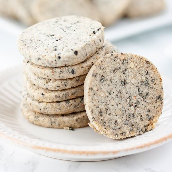 black sesame seeds cookies