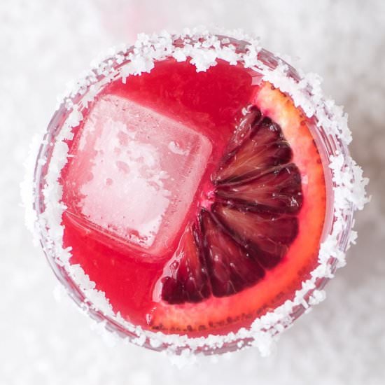 Blood Orange Margarita Cocktail