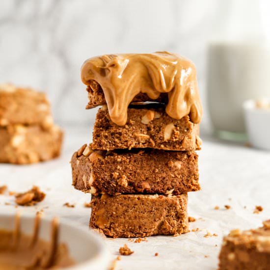 Flourless Peanut Butter Bars (V/GF)