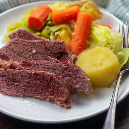 CORNED BEEF AND CABBAGE