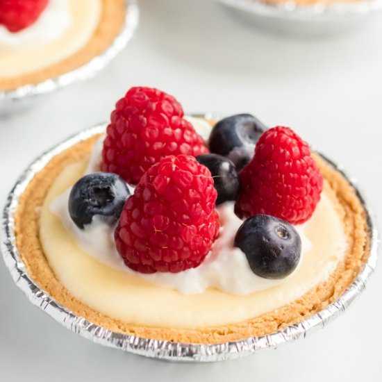 3-Step Mini Cheesecakes