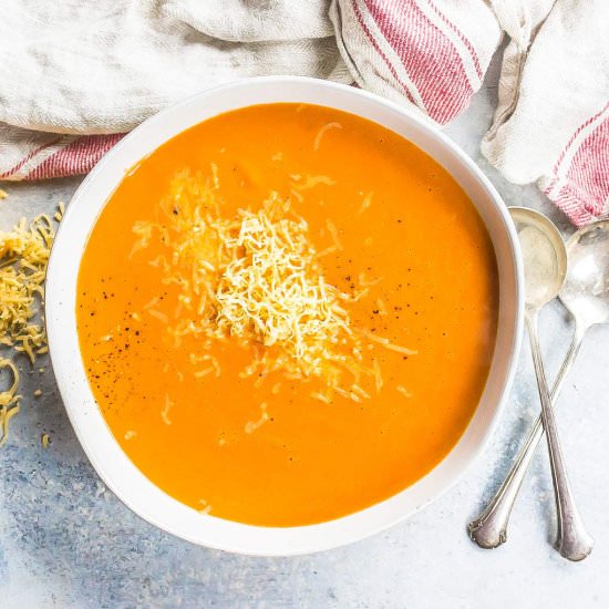 Cheesy Tomato Soup