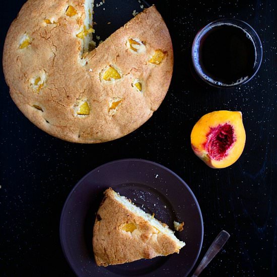 Easy Peach Cake