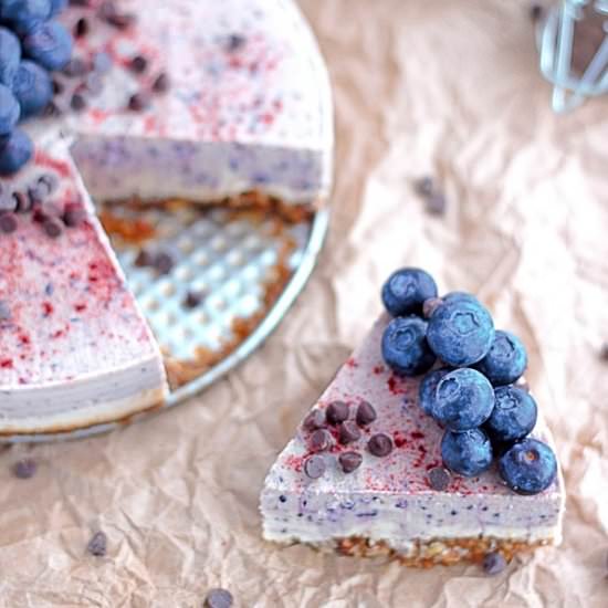 Vegan Blueberry Cheesecake