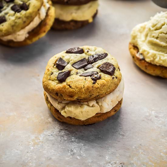 Chocolate Chip Ice Cream Sandwiches