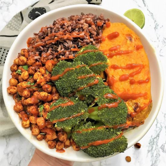 Chili Lime Chickpea Buddha Bowl
