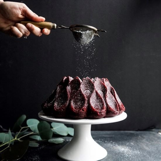 Red Velvet Cream Cheese Bundt Cake