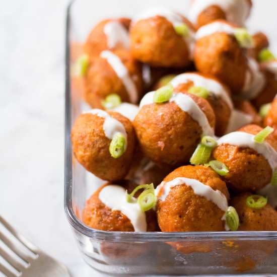 Buffalo Chicken Meatballs