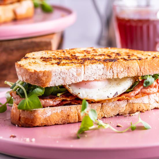 Breakfast Sandwich with Prosciutto