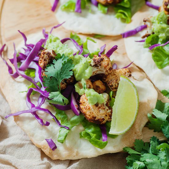Vegan Tandoori Cauliflower Chickpea