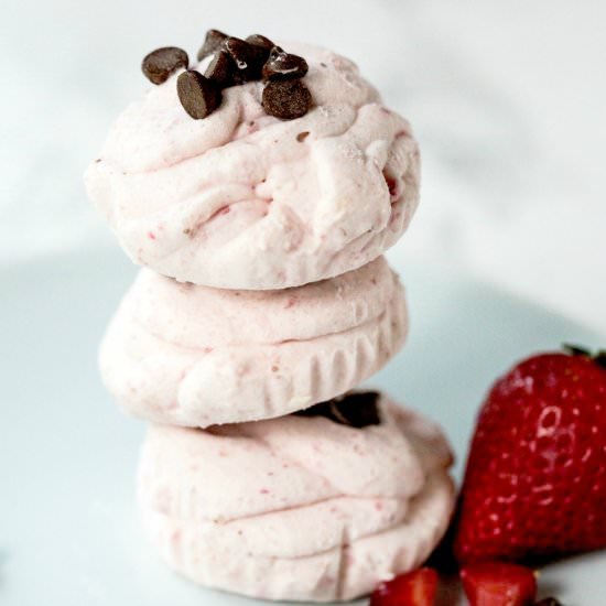 Frozen Strawberry Fat Bombs
