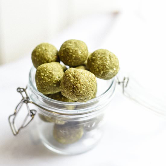 Matcha Green Tea Energy Bitesa