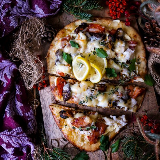 Smoked Seafood Flatbread