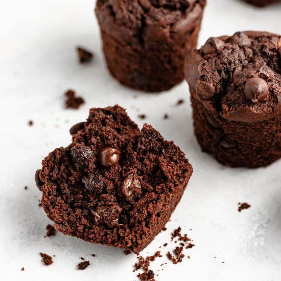 Triple Chocolate Muffins