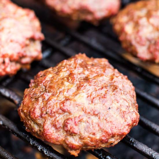 Smoked Hamburgers