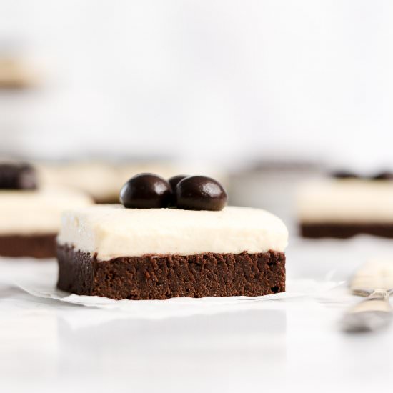 Brownies + Peanut Butter Frosting