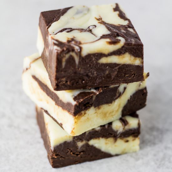 Chocolate Marble Fudge