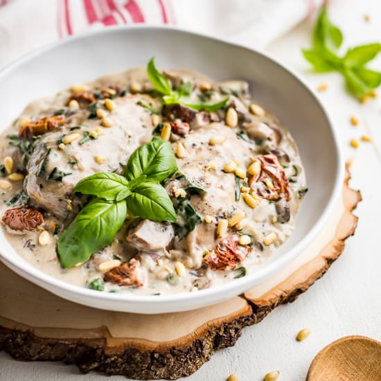 Instant Pot Creamy Tuscan Chicken