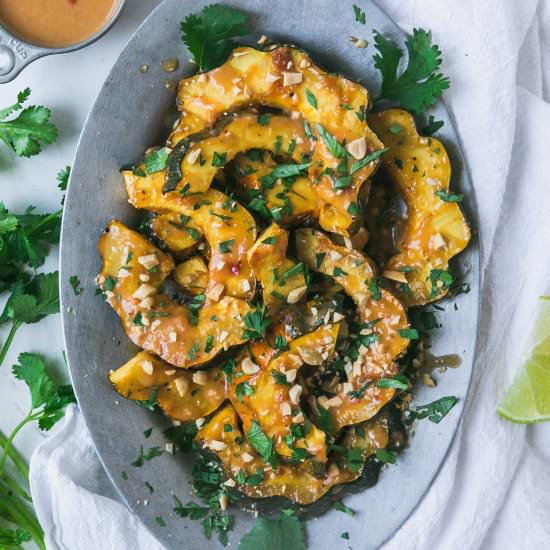 Thai Peanut Acorn Squash