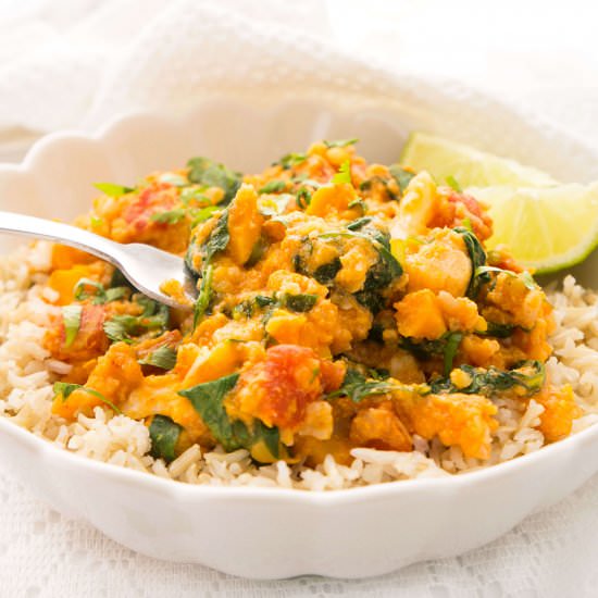 Lentil & Sweet Potato Thai Curry