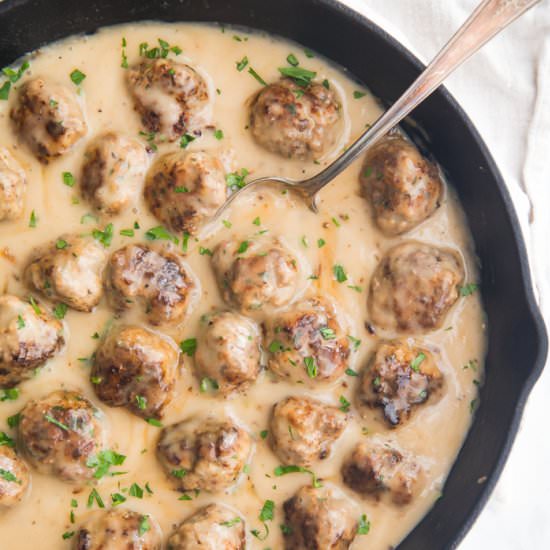 Healthy Swedish Meatballs
